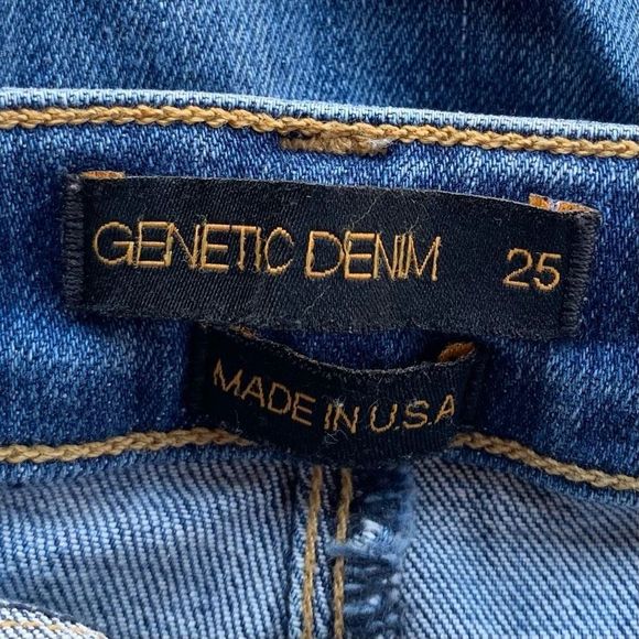 Generic Denim The Stem Sz Twenty Five Blue Cotton Stretch Mid Rise Skinny Jean - Picture 8 of 16